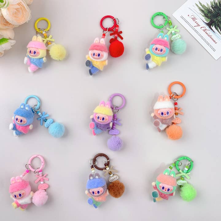 Lilyrosy(Duty free) - Wholesale Keychain - Women's - Hot-Selling Cute Dance Labu~ Keychain ,Car Key Accessory