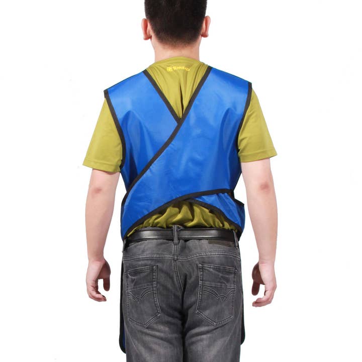 FIXTUREDISPLAYS - Wholesale Apron - FixtureDisplays® 43" L 23" W Lead Apron Vest Full Overlap for X-Ray MRI CT Radiation Protection 15449