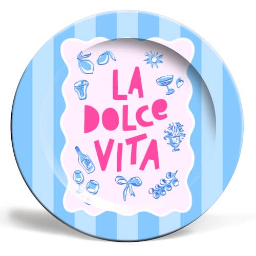 Plates 'La Dolce Vita' by Dominique Vari for wholesale by ART WOW