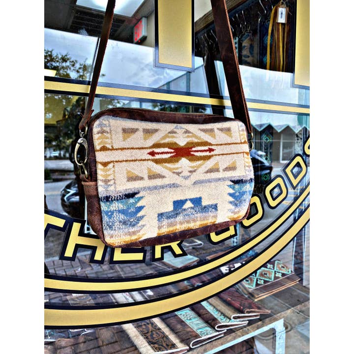 TTT Leather Goods - Wholesale Belt Bag - Women's - Montana Sky Pendleton Bum Bag