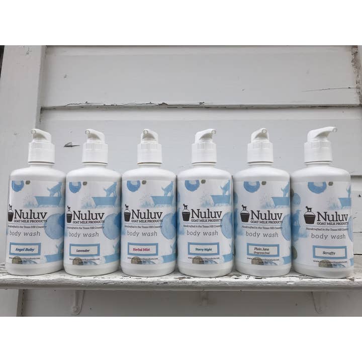 Nuluv Goat Milk Body Wash - 36-oz family size bottle for wholesale by Nuluv Goat Milk Products