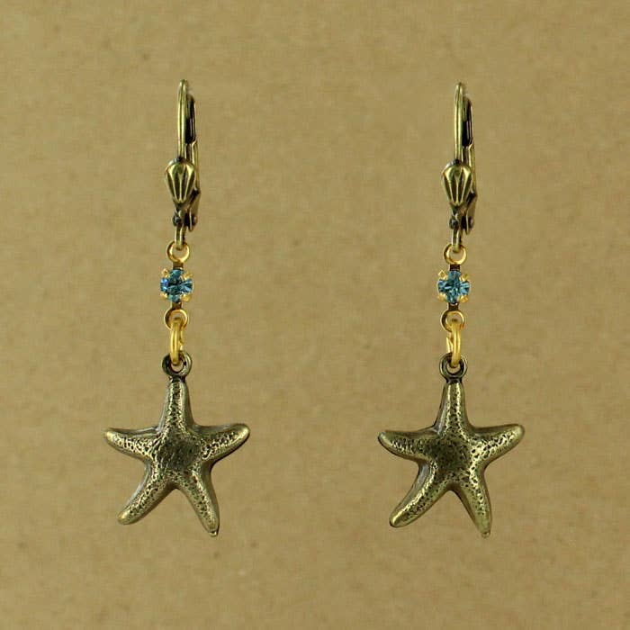 Sadie Green's Jewelry - Vendita all'ingrosso Orecchini pendenti - Orecchini Starfish 490-STM0