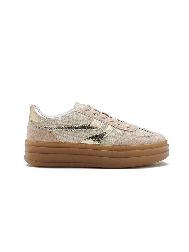 No Doubt Shoes – wholesale Lifestyle trainers – Women′s – WOMENS LACE UP GUM SOLE SIDE DETAIL CHUNKY SNEAKERS3