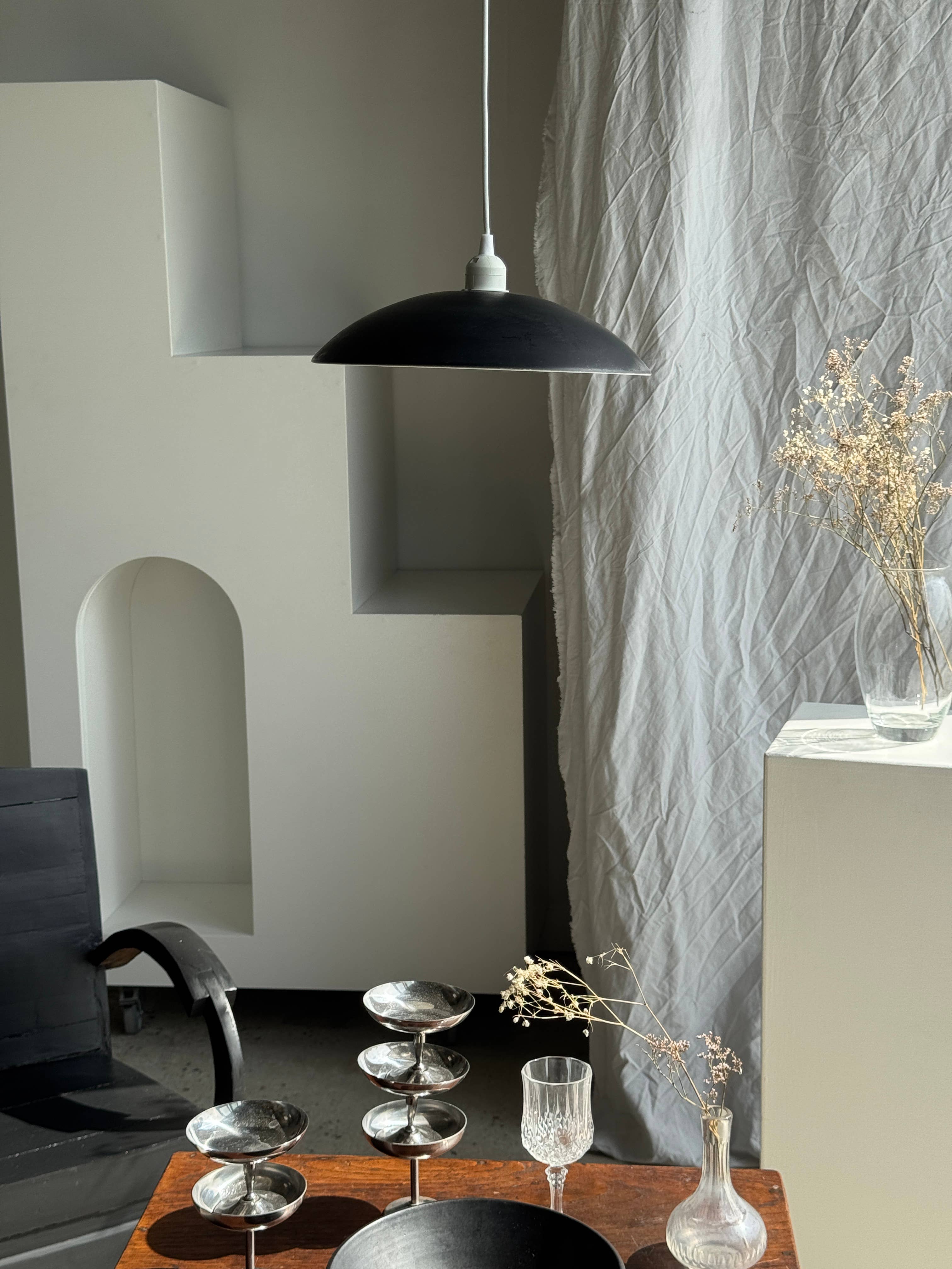 Transparent Mini vintage glass soliflore vase with round belly H12.5 for wholesale on Faire6