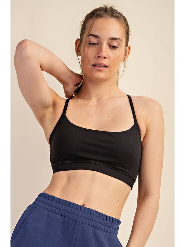 Sunday Morning - Wholesale Sports Bra - Women's - T479937 RACER BACK RECYCLED BUTTER SOFT BRA TOP3