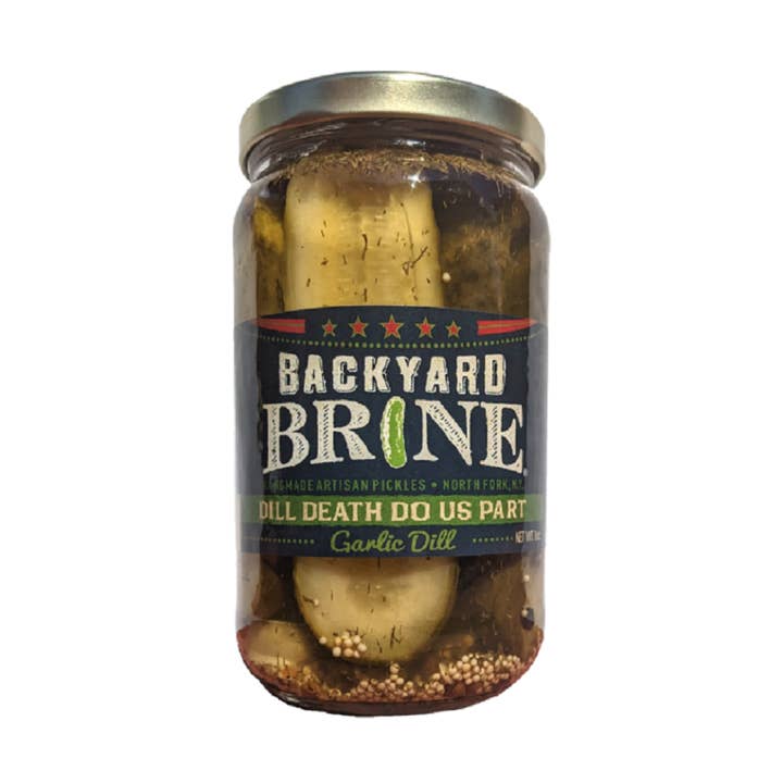 Dill Death Do Us Part - Garlic Dill Pickles, 16 oz and other Purchase Wholesale potato sack. Free Returns & Net 60 Terms on Faire trending on Faire.