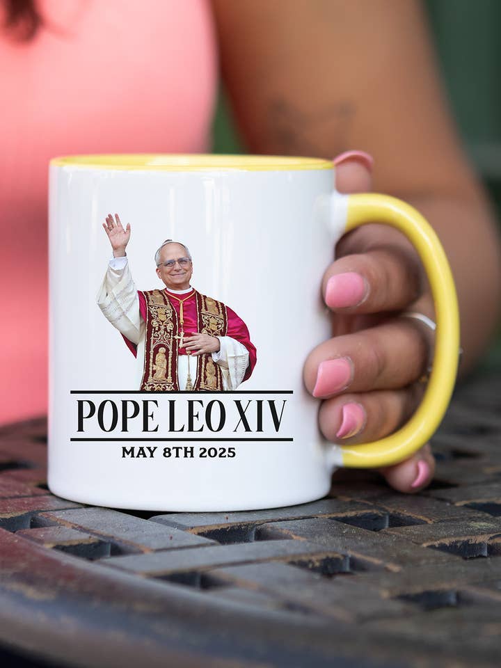 Pope Leo XIV Ceramic Mug and other Purchase Wholesale pope. Free Returns & Net 60 Terms on Faire trending on Faire.