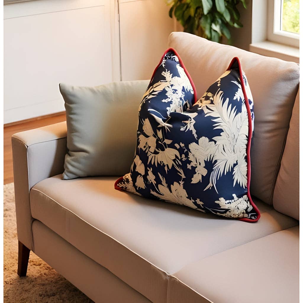 Glamthread - Wholesale Throw Pillow Cover - 'Vintage Blooms' 100% Handmade Cotton Cushion Cover1