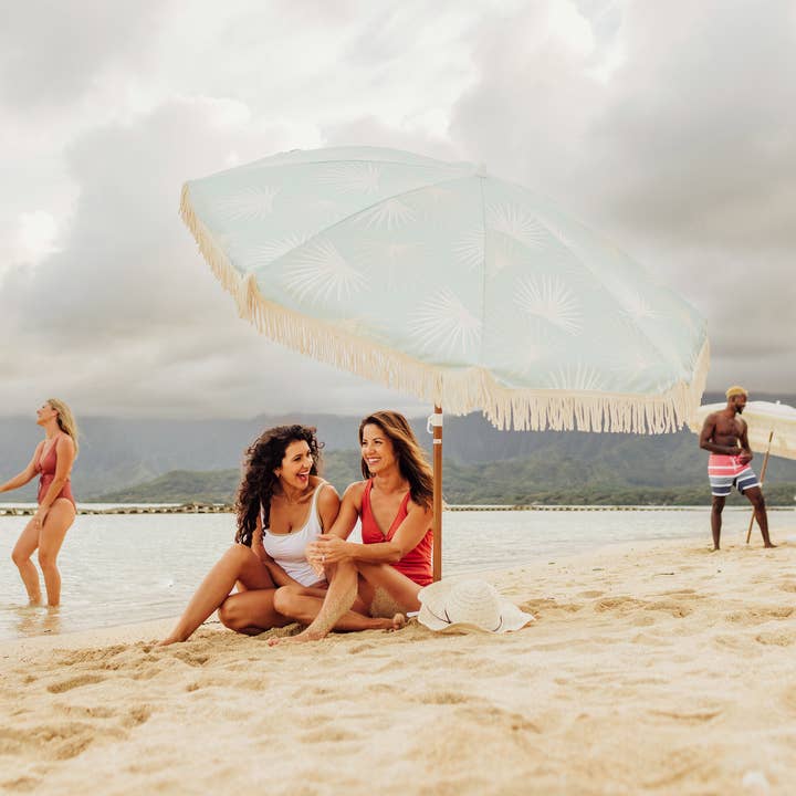 Beach State Summerland Beach Umbrella - Palm Beach for wholesale on Faire12