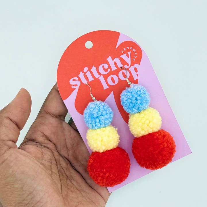 Bubbel Torn Örhängen för wholesale av Stitchy Loop