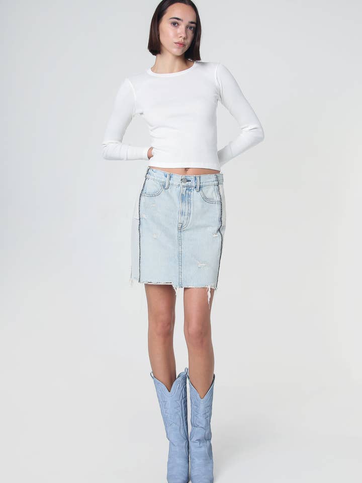 Deanna Deconstructed Skirt - Morgantown for wholesale by Noend Denim