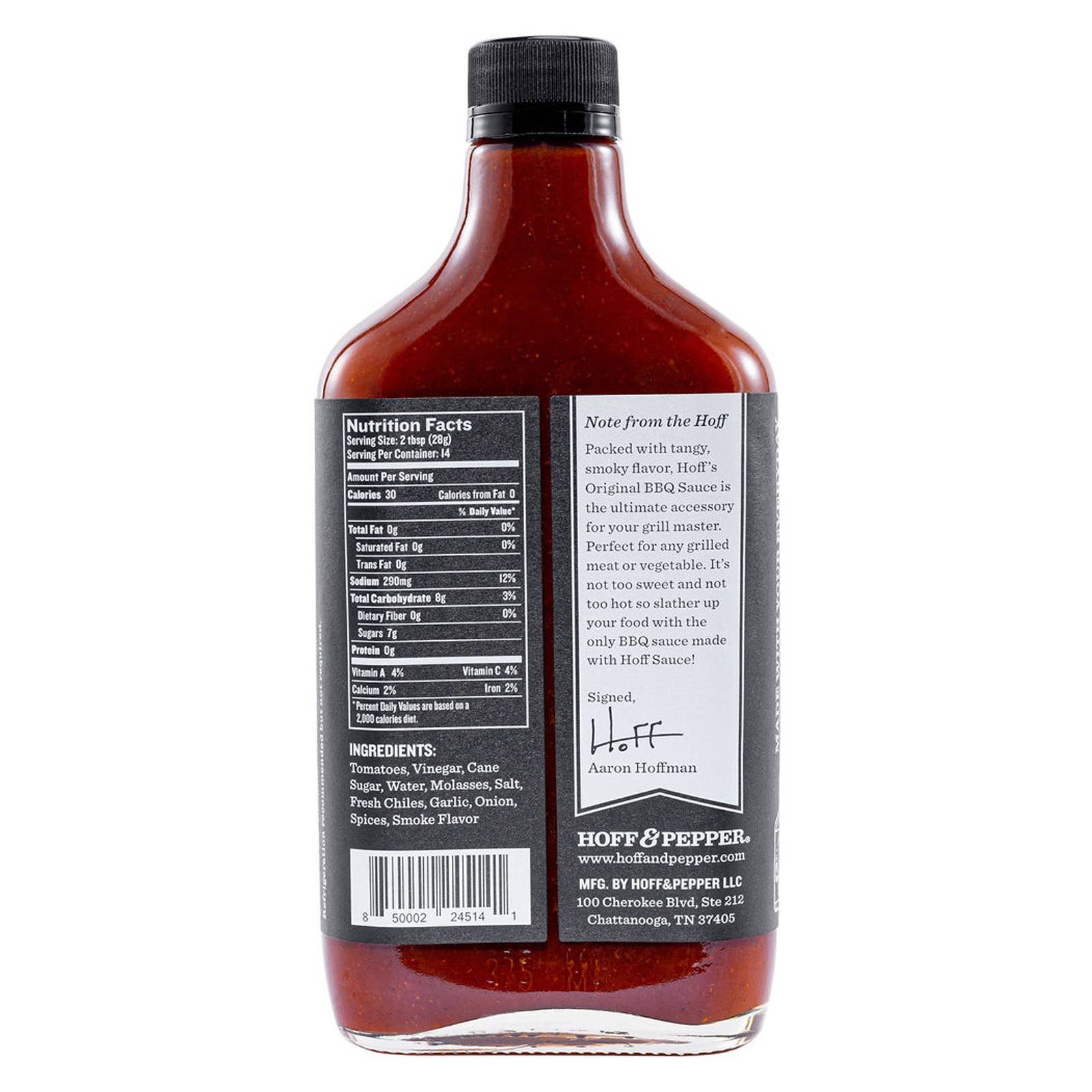 Hoff & Pepper - Wholesale BBQ Sauce - Hoff BBQ - Hoff's Original Molasses Based BBQ Sauce - 12.7oz2