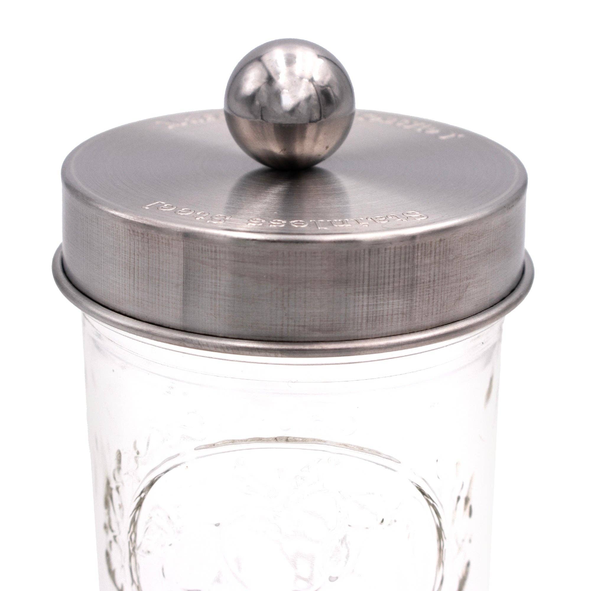 Mason Jar Lifestyle - Wholesale Canister - Apothecary Stainless Steel Lid for Mason Jars14