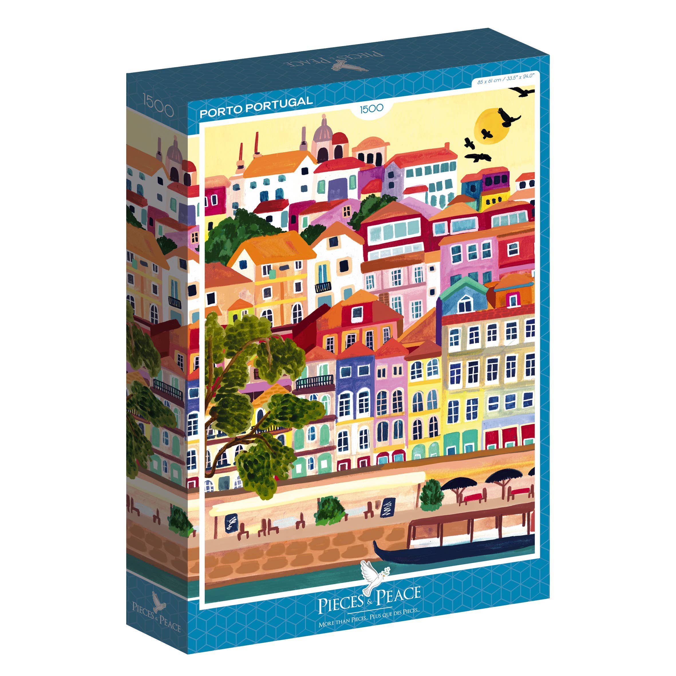 Pieces & Peace - Wholesale Puzzle - Adult - 1500 Piece Puzzle - Porto - Portugal0