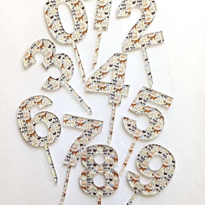 Park Ln Studios - Wholesale Cake/Cupcake Topper - Farm Animal Fun Cake Topper5