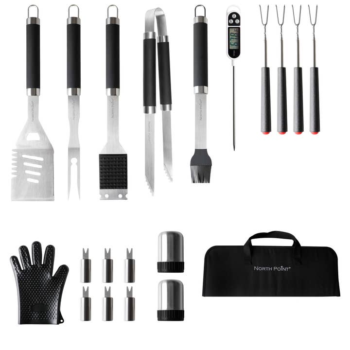 North Point 20 Piece BBQ Tool Set for wholesale by Style Asia