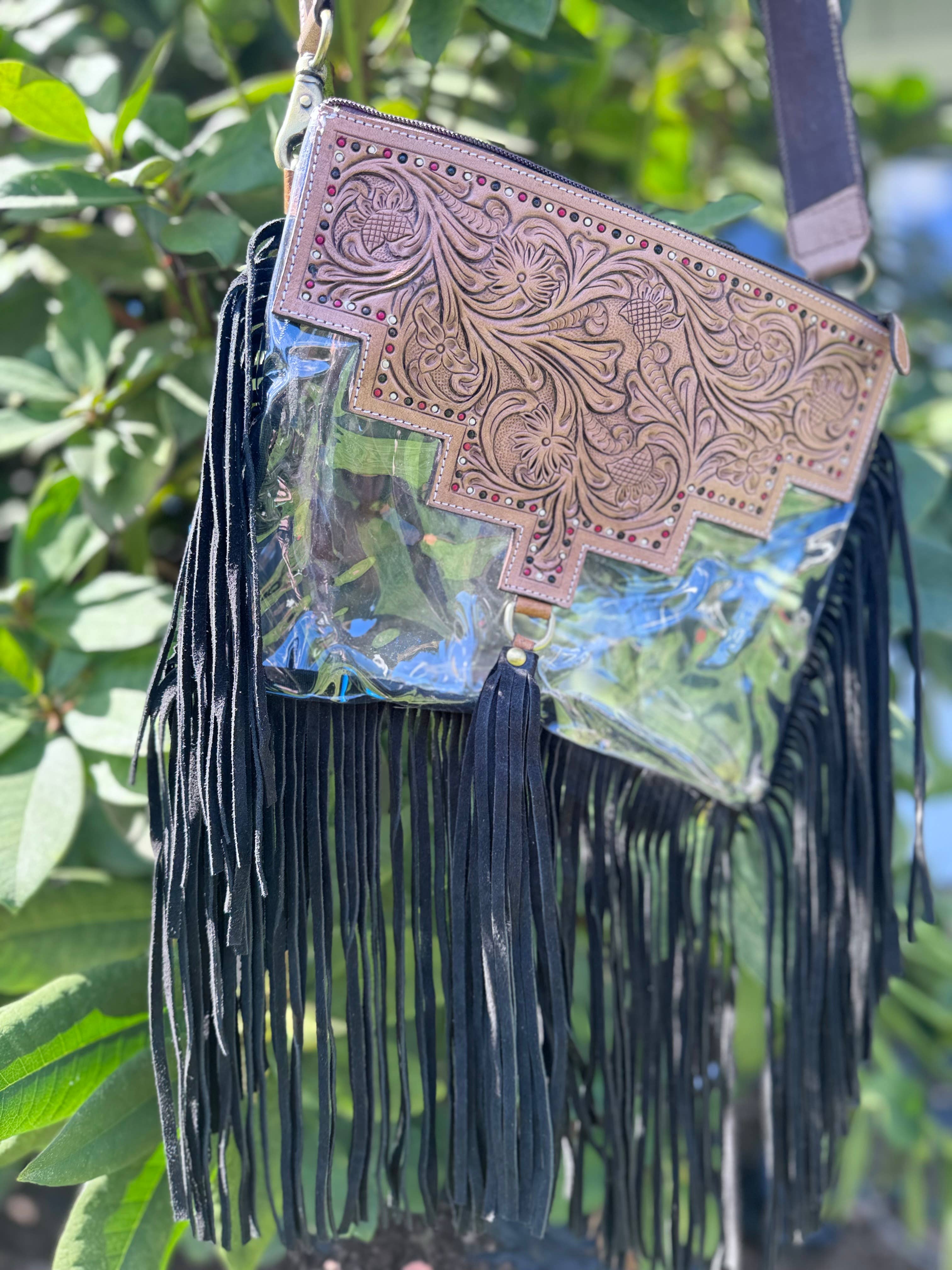 FRINGE & LUXE - Vendita all'ingrosso Borsa a tracolla - Donna - Borsa da stadio in pelle con attrezzi3