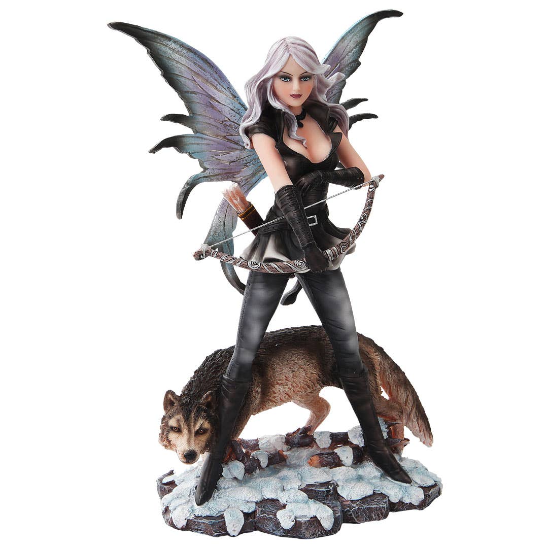 Pacific Trading - Vente Figurine décorative - Fée avec loup1