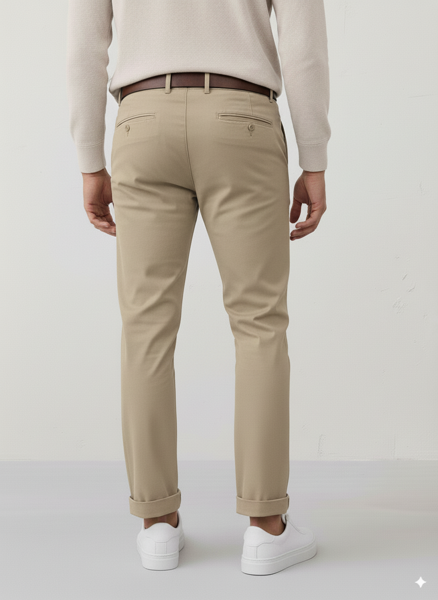 HB KHAKI  Hawks Bay New Chino Stretch Twill Pants (KHAKI) for wholesale on Faire1