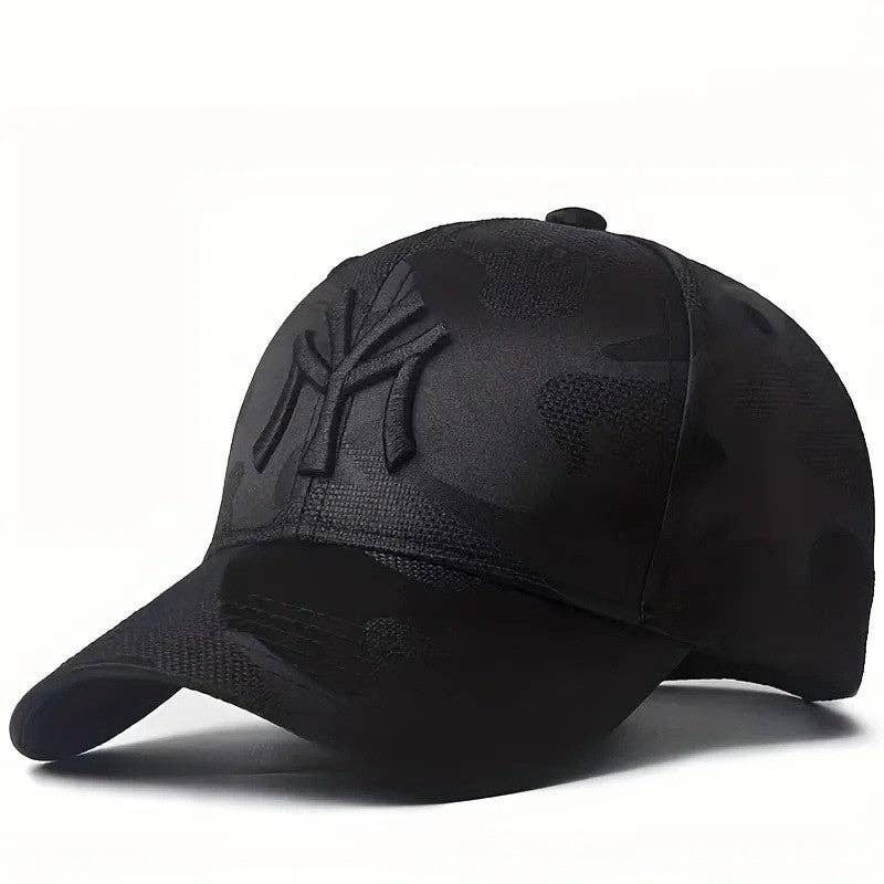 FurDecoration - Wholesale Baseball Cap - Men's - Men's Camouflage Embroidered Baseball Cap With Sun Protection Brim2