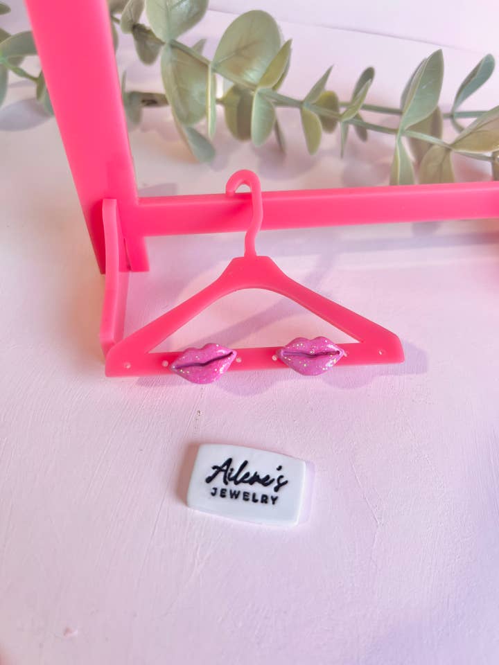 Ohrstecker für Lipgloss für den Großhandel von Ailene’s Jewelry Bakery