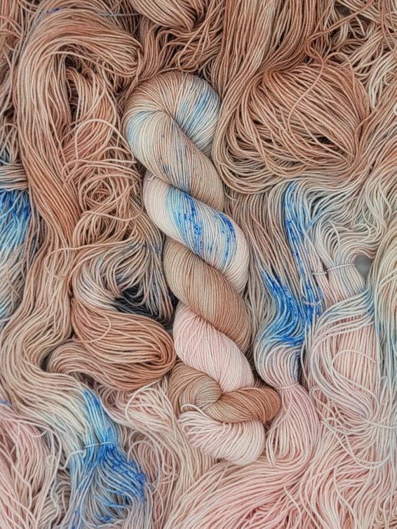 REMOVED BRAND - Vendita all'ingrosso Lana - Filato Squonk rosa chiaro e marrone1