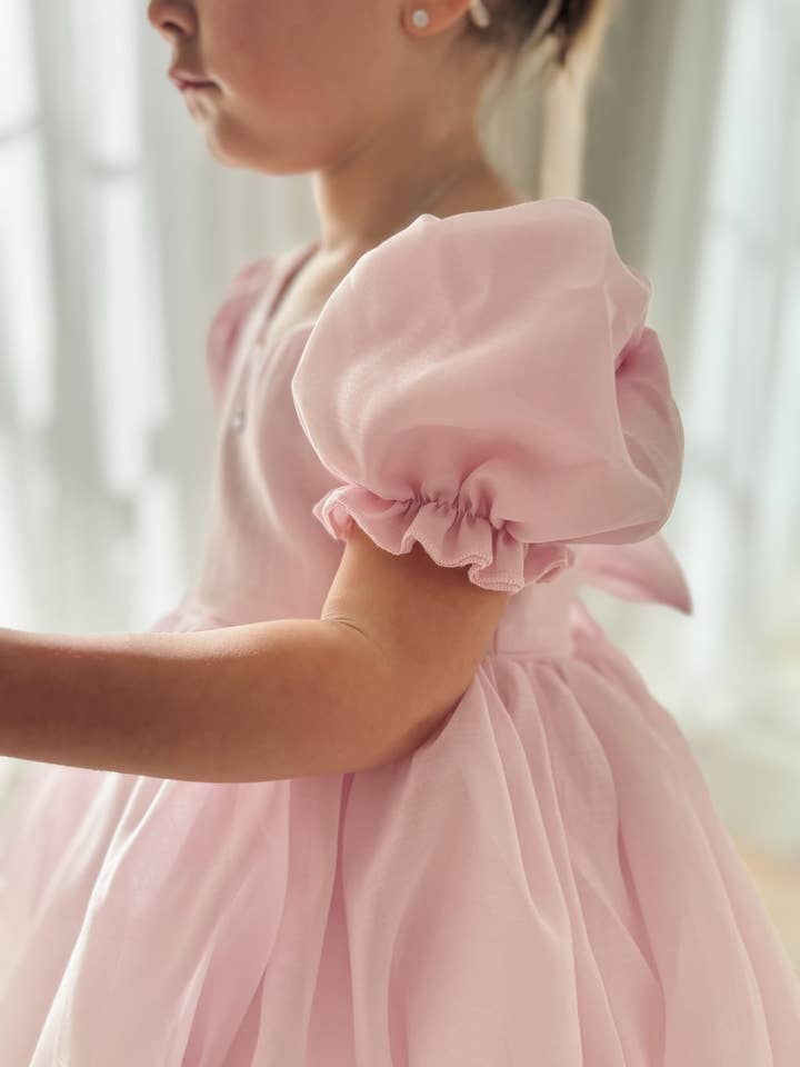 A Little Lacey - Wholesale Dress – Kids - Arabella Girls Pink Dress11