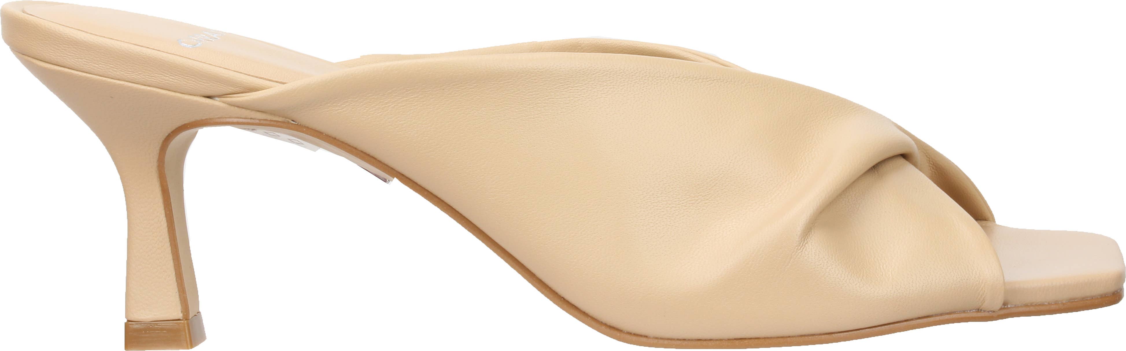 Carrano - Wholesale Low Heels - Women's - Sage - Leather Slide Sandal 322002F3