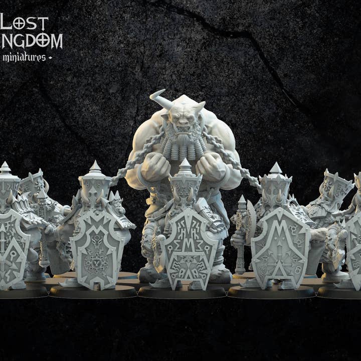 Unsterbliche Infanterie — Zwerge des Chaos für den Großhandel von Forg3d