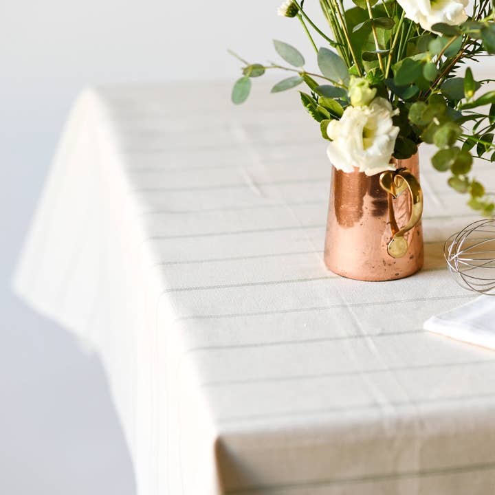 Galley and Fen - Wholesale Tablecloth - Simple English Stripe1