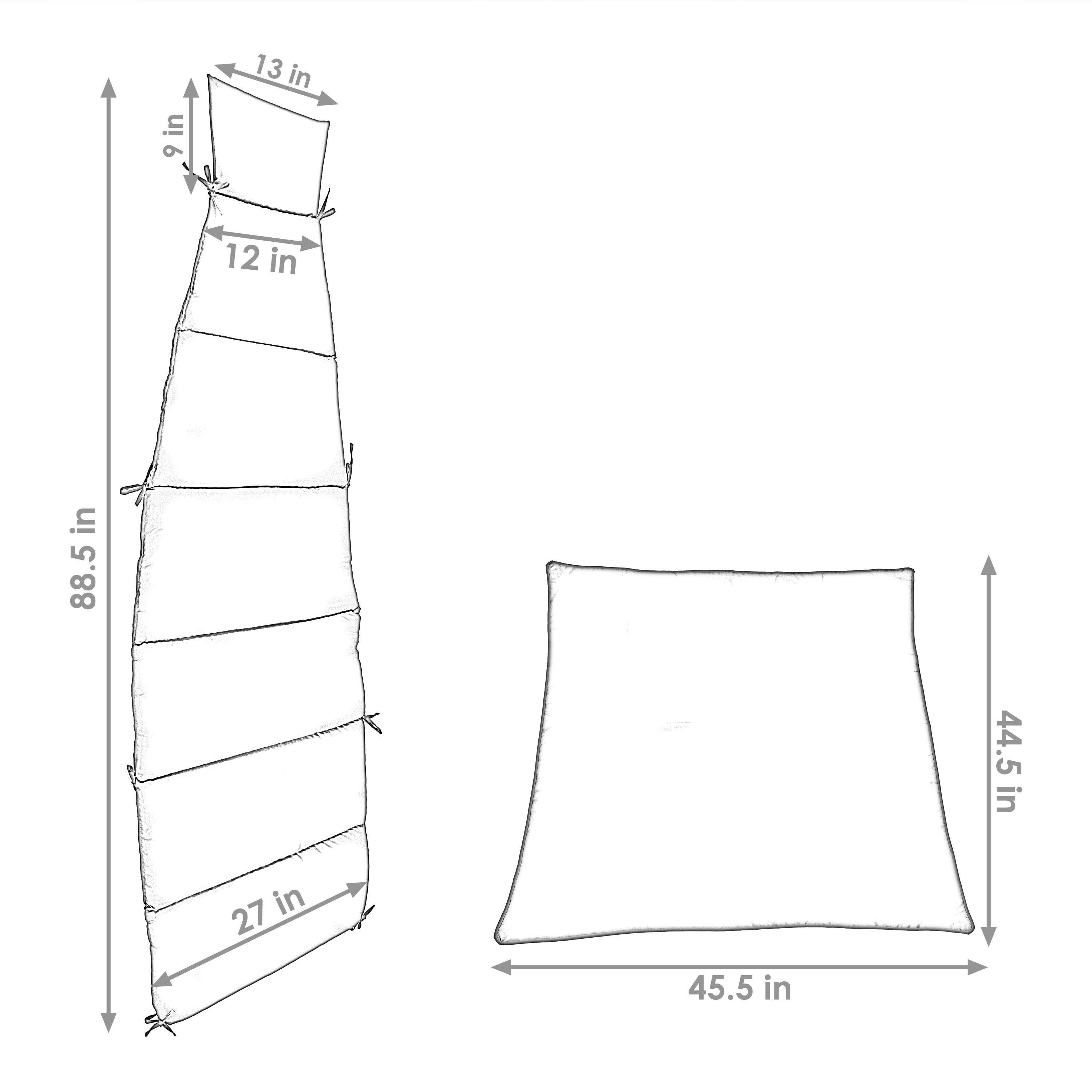 Sunnydaze Decor - Wholesale Chair Cushion - Hanging Lounger Replacement Cushion and Umbrella - Teal3