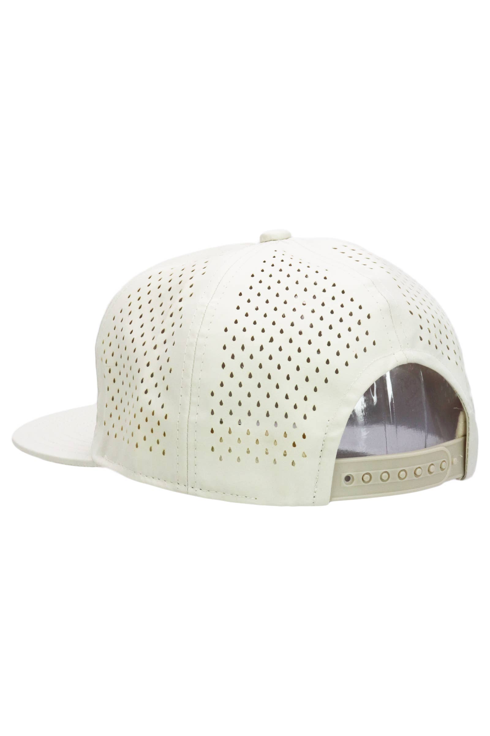 Cap Zone - Wholesale Flat Brim Cap - Unisex - Five Panel Unstructured Polyester Perforated Snapback14