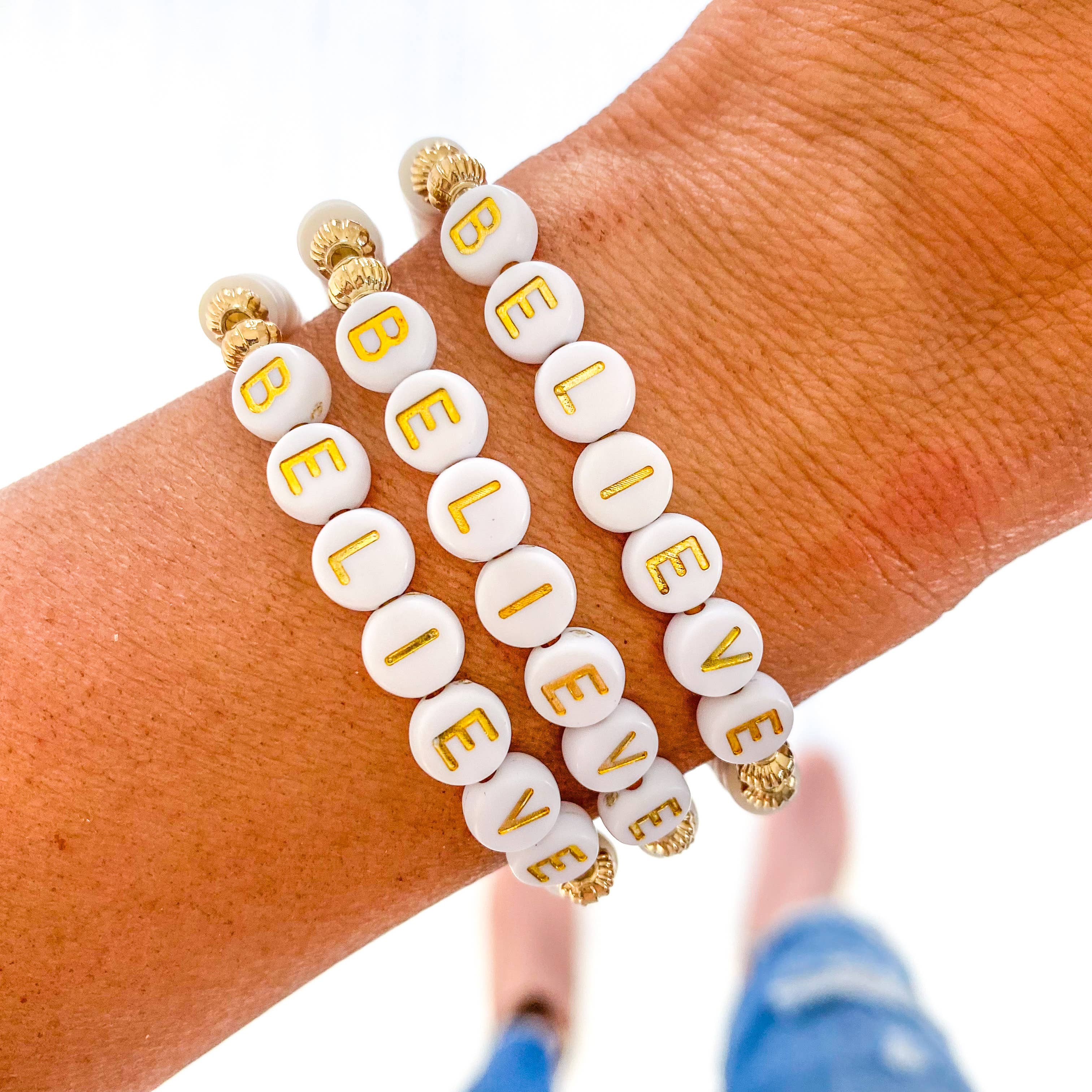 Savvy Bling - Vente Bracelet de perles - Bracelets Heishi de Noël10