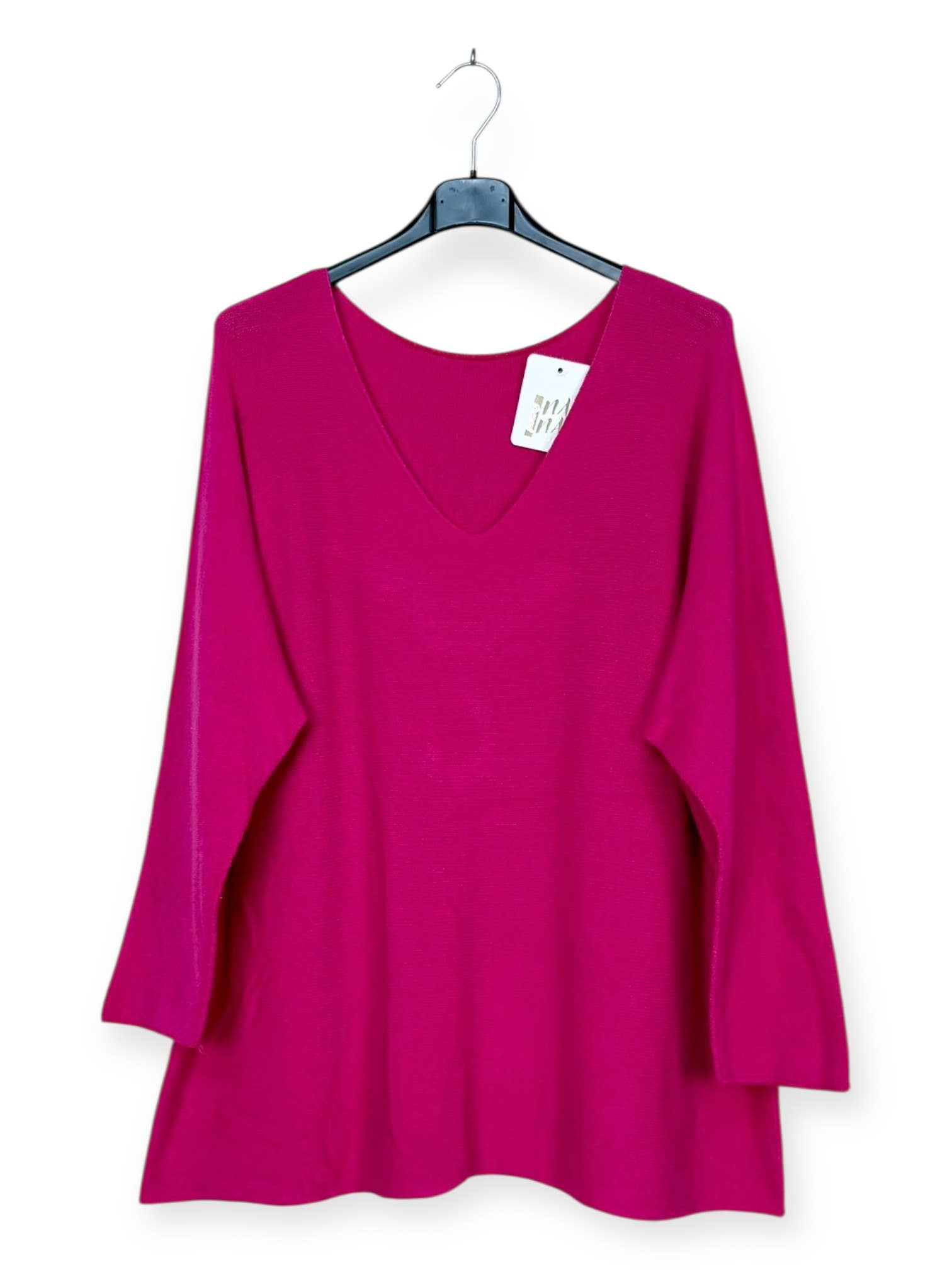 Lucky Nana - Wholesale Knit Sweater - Women's - AH L2218 - Plus Size V-Neck Sweater27