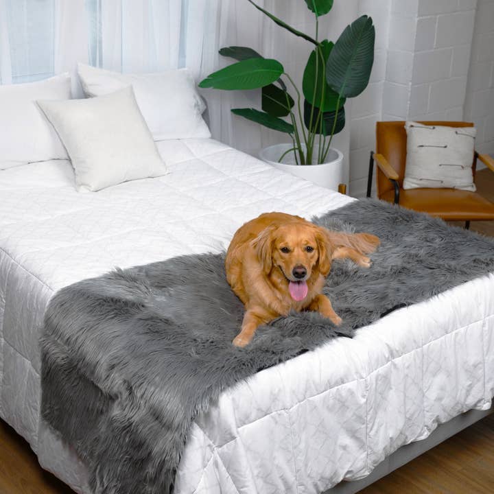 PupProtector™ Waterproof Bed Runner - Charcoal Grey for wholesale by Paw Brands