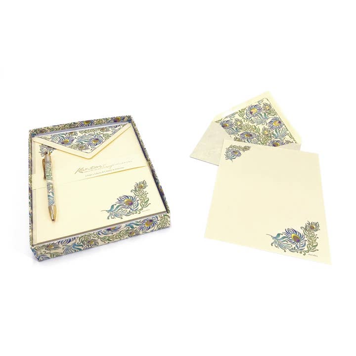 Sheet Letter Writing Sets (10/10) with matching Pen for wholesale by San Lorenzo Design