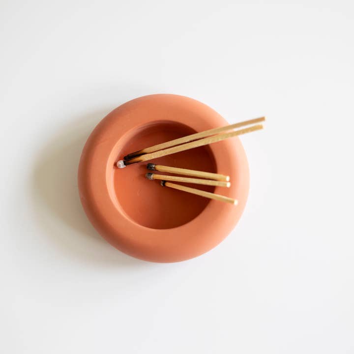 Off Prairie - Wholesale Match holder - The Cylinder + Match Catch Set 4