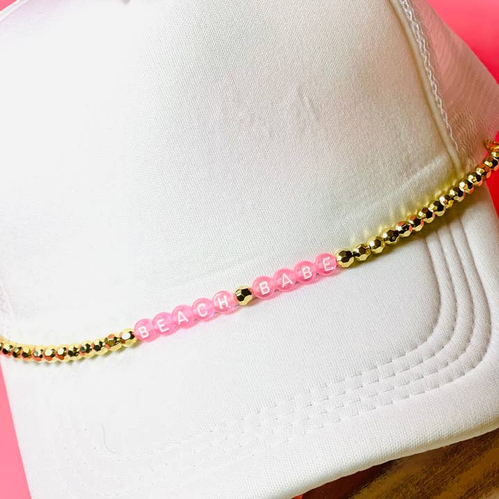 ShannAgains Jewels - Wholesale Hat Accessory - Women's - Beach Babe Trucker Hat Chain