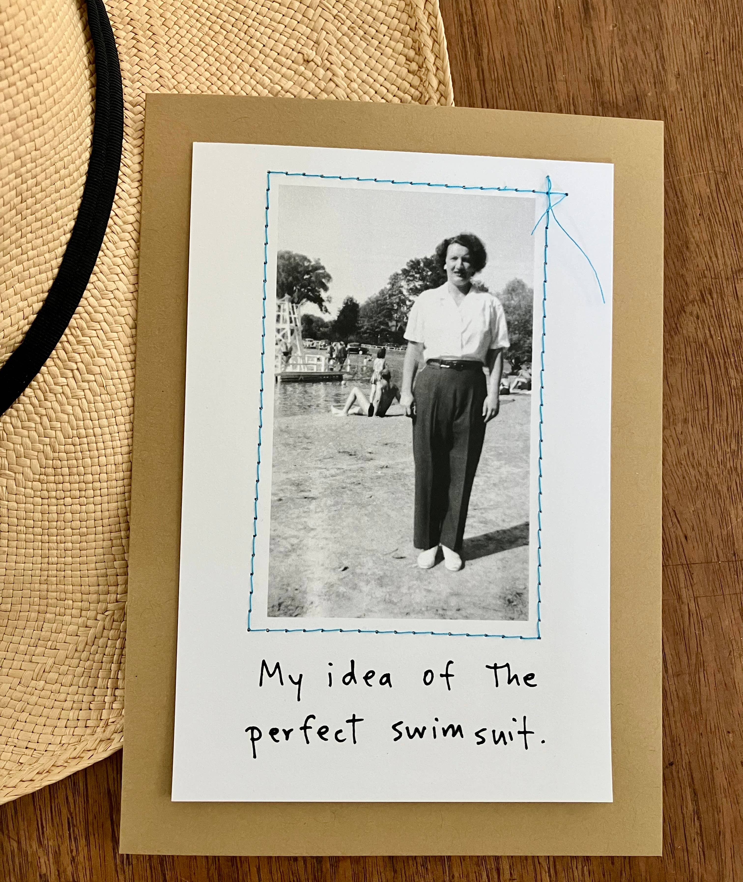 Visual Treats - Wholesale Everyday Greeting Card - "My idea of the perfect swimsuit."2
