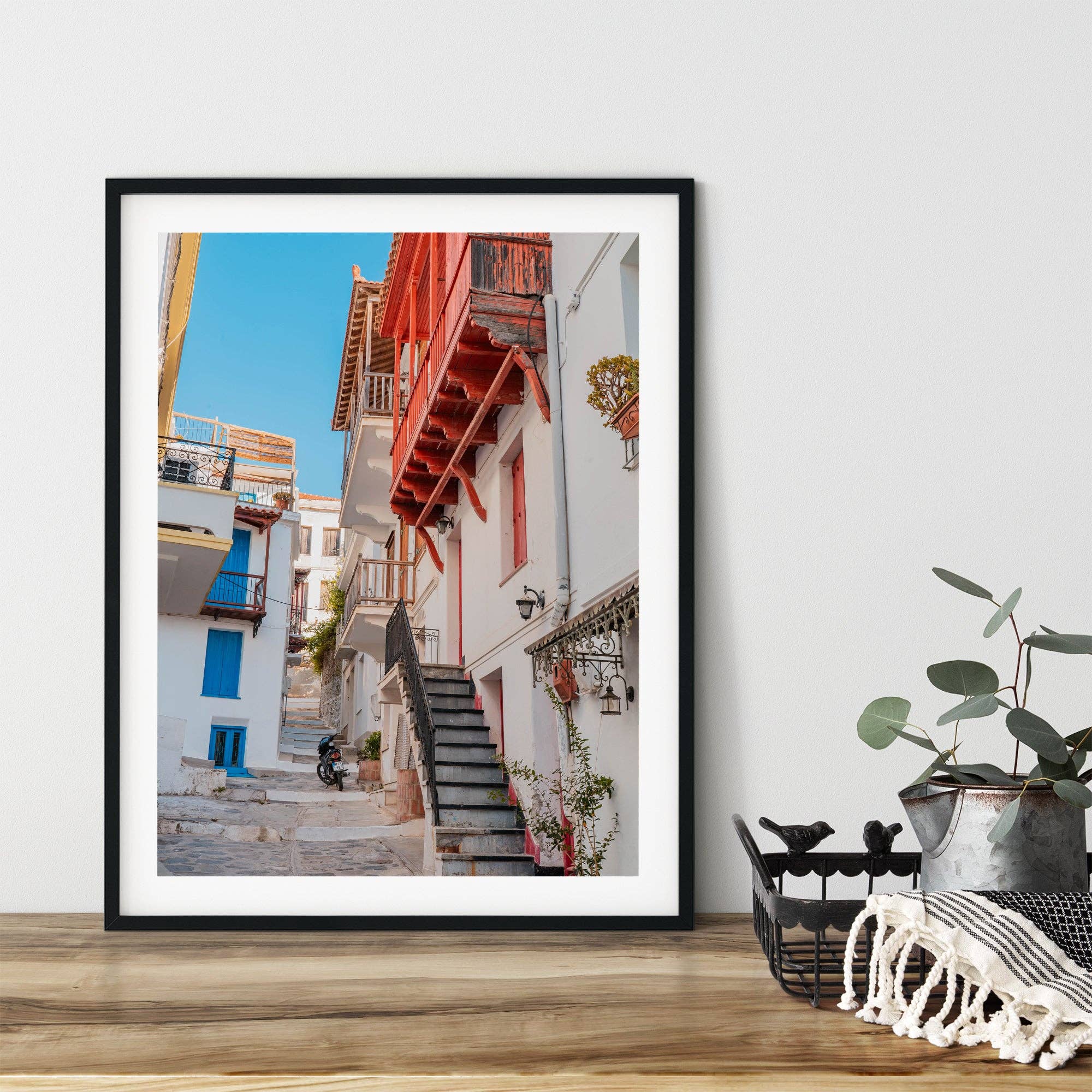 Natasha Riha Photography - Wholesale Photograph - Balconies in Skopelos | Fine Art Photography Print3