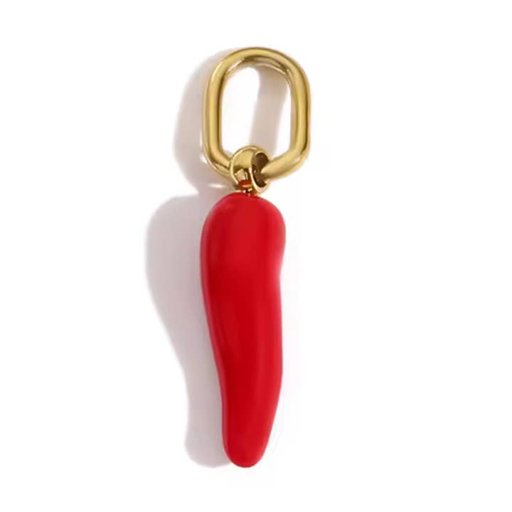 Red Chili Pepper CHARM for wholesale by Folie à Trois