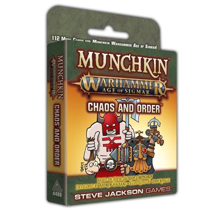 Munchkin Warhammer Age of Sigmar: Chaos and Order for wholesale by Steve Jackson Games