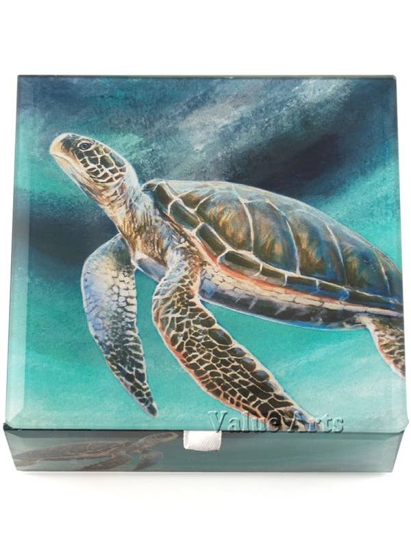 Sea Turtle Keepsake Box for wholesale by Value Arts