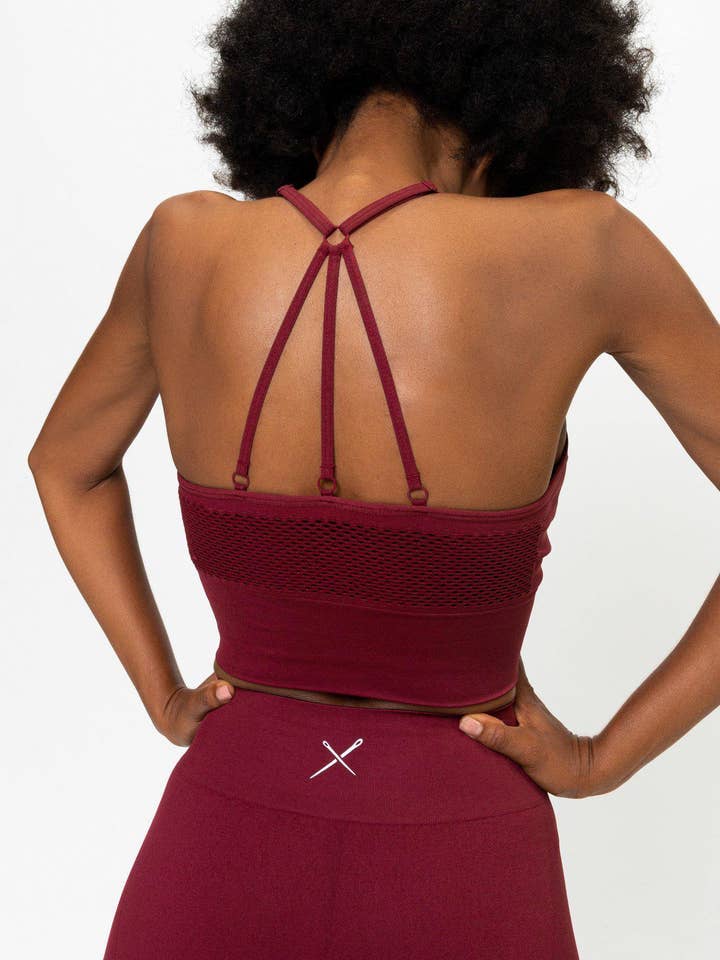 Dexed - Wholesale Activewear Set - Women's - Complete Sport Leggings Set | Pure Purple Bra1