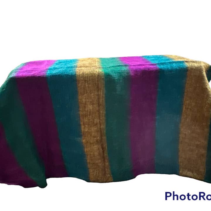 Funky Yak Ltd – Großhandel Überwurfdecke – Handgewebte Yak-Wollschal-Decke aus Nepal, 2-teiliges Farbset6