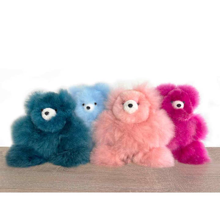 Shupaca Alpaca - Wholesale Stuffed/Plush Toy - Kids & Baby - Fantasy Color Alpaca Plushie | 10" Bear | Pink1