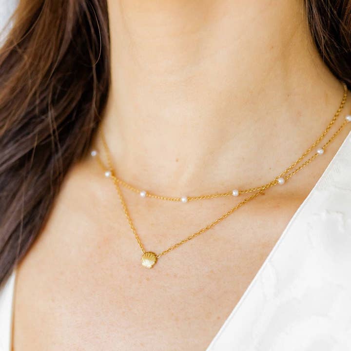 LINNY CO - Wholesale Pendant/Charm Necklace - Necklace - Dabney Pearl25