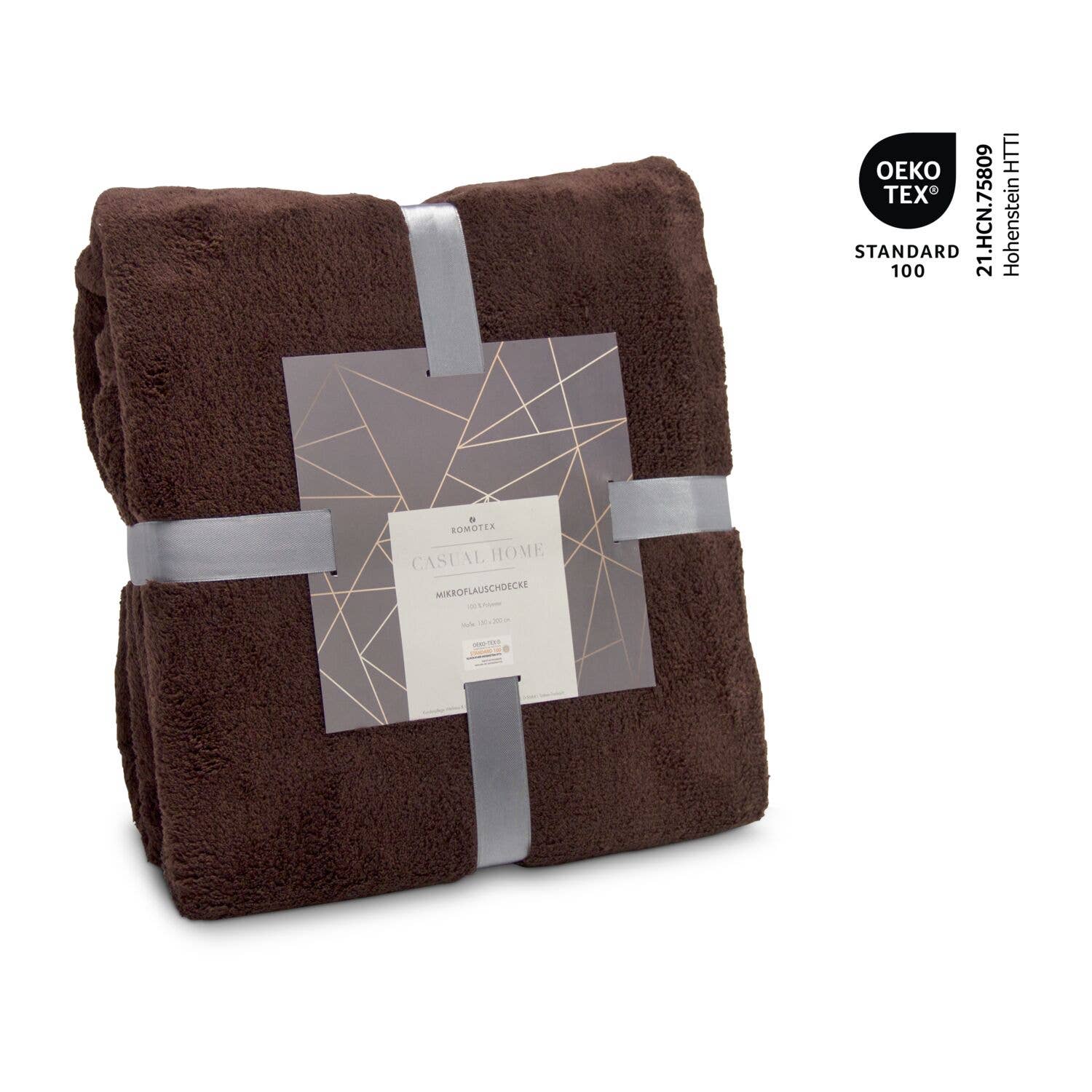 ROEMER WELLNESS - Vente Courtepointe - Plaid microfibre beige – 150 x 200 cm, 250 g/m²12