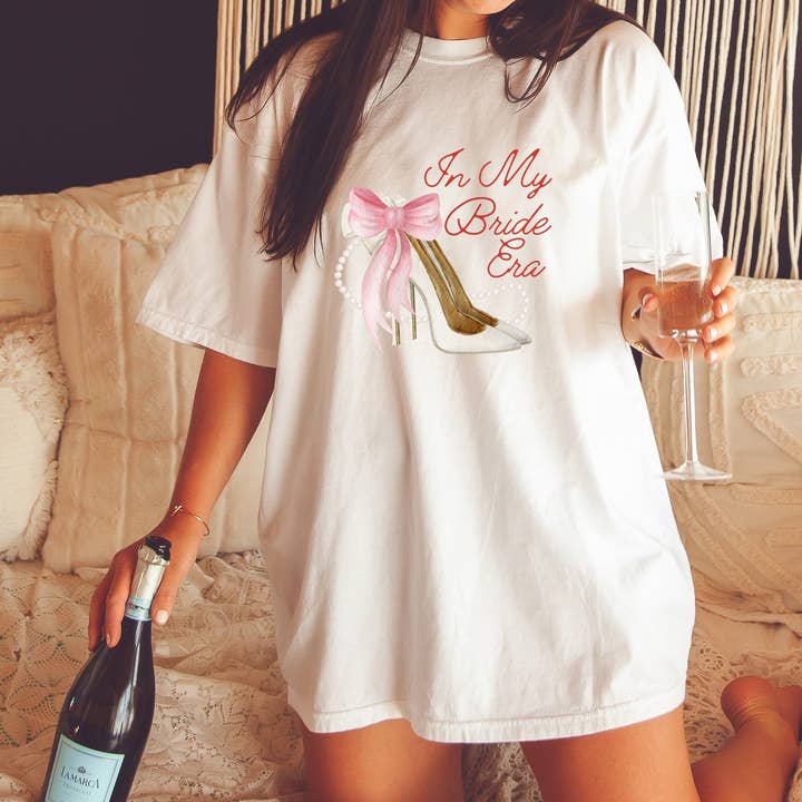 Transfer Only, Bride Screen Print Transfer, In my Bride Era for wholesale by Bash