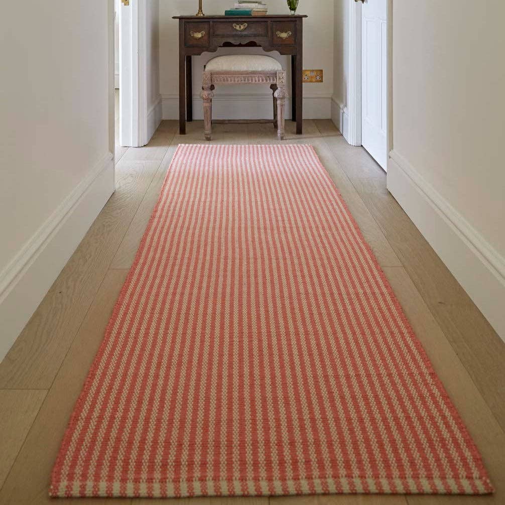 Weaver Green – wholesale Area rug – Polperro Stripe Coral Rug5